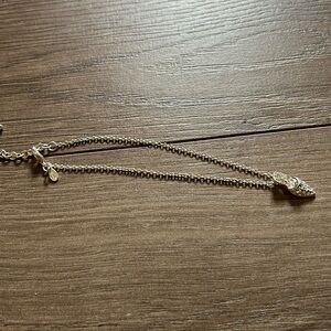 Anklet with a silver shoe charm